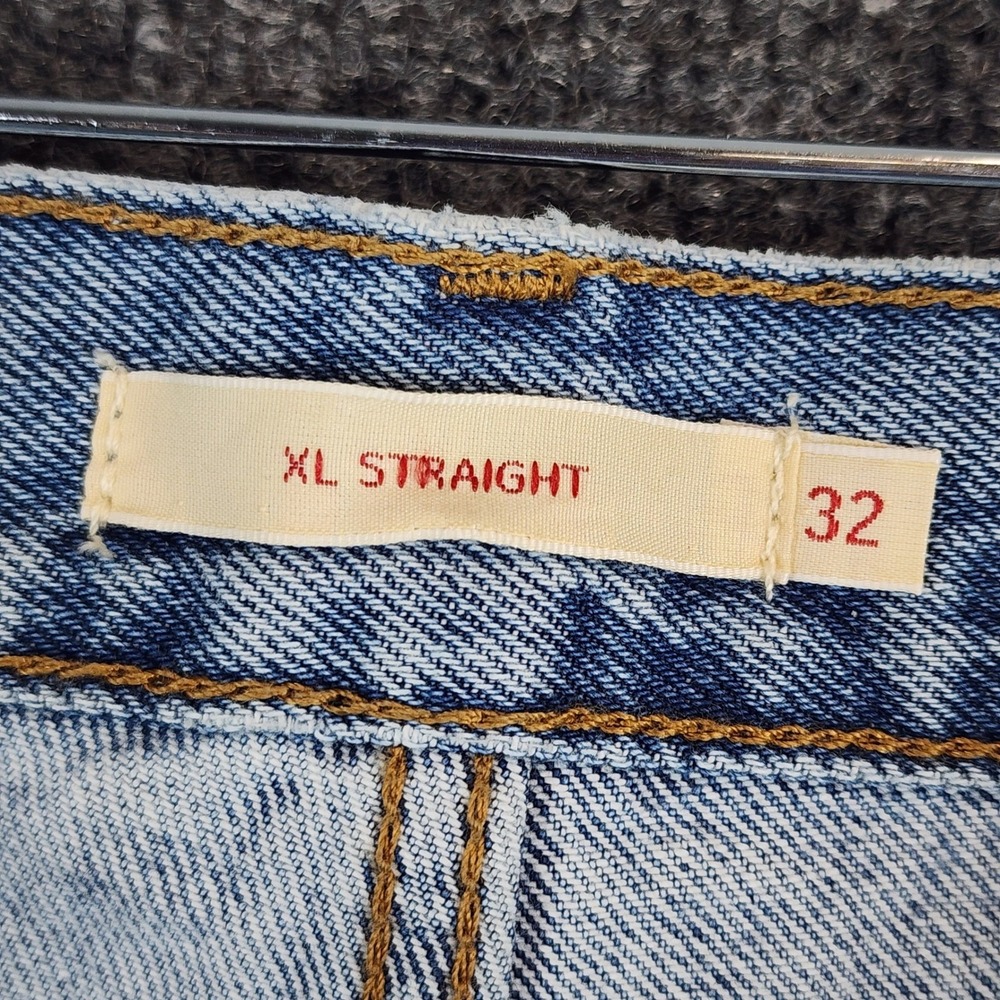 Levi's Big E XL Straight Women Y2K Baggy Skater Wide Leg Jeans W32 L31 NWT - Picture 3 of 15